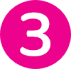White number 3 inside a pink circle.