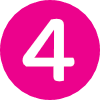 White number 4 inside a pink circle.
