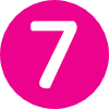 White number 7 inside a pink circle.