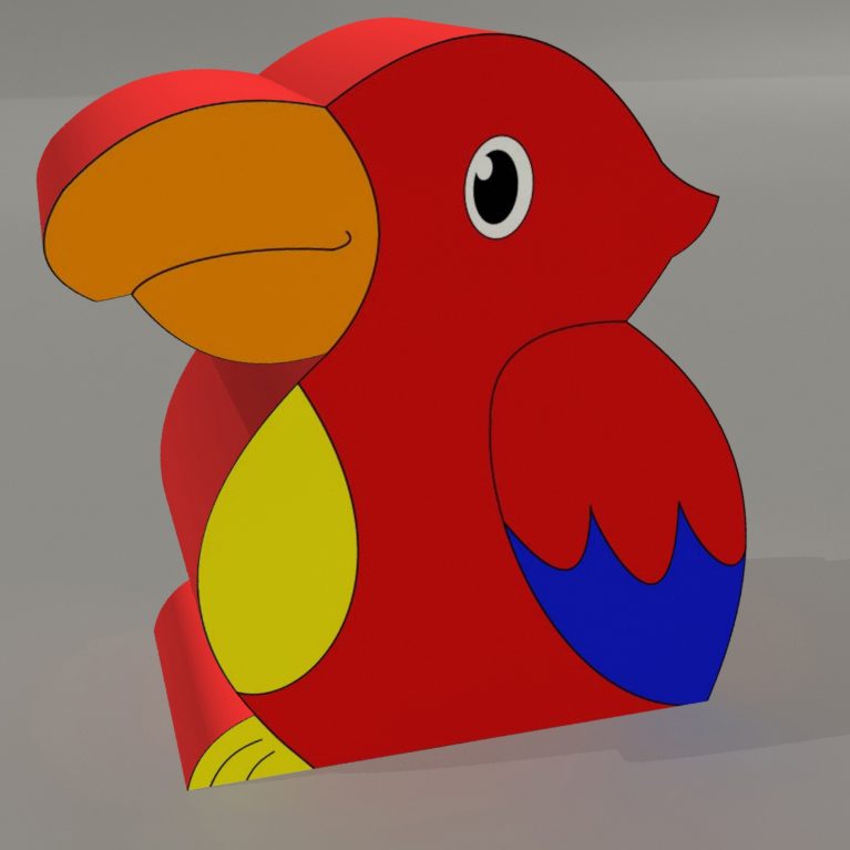 Soft Play Parrot - Image 2