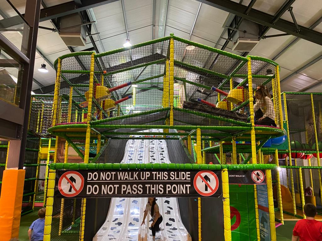 This is Cannon Hall Farm's indoor softplay before the extension was added.